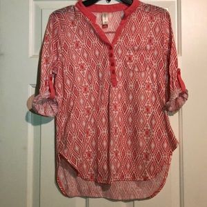 Tribal Print Top